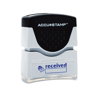 Message Stamp, Pre-Inked "Received", Blue Ink - Each view 2