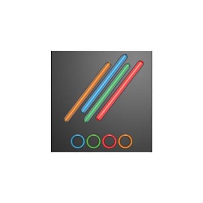 Lightsticks, Waterproof, Flexible Band With Connector, 7.5", Blue, 6 Hours - 12/PK view 2