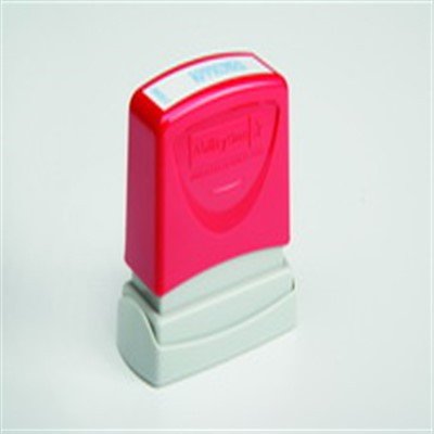 Message Stamp, Pre-Inked, "Approved", Blue Ink - Each view 2