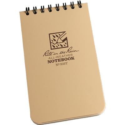 Rite N Rain - Notebook 3 x 5 Tan - Each view 2