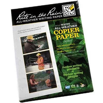 Rite N Rain - All Weather Copier Paper, White 8 1/2 x 11 - 200/PK view 2