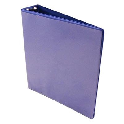 3-Ring Binder With Clear Overlay, 2", Blue - Each view 2