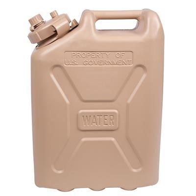 Can, Water, Military, Plastic, Tan, 5 Gal - Each view 2